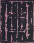 houtsnede(violet op zwart) houtsnede(violet op zwart)