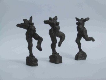 dansende zwangere vrouw, klein  dansende zwangere vrouw, klein