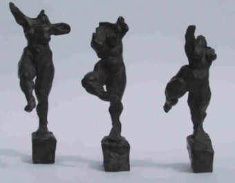 dansende vrouw, klein dansende vrouw, klein