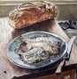 Vis of Brood Kunstwerk Vis of Brood