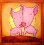 fijne varkens Kunstwerk fijne varkens