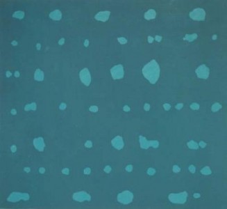 blauwe stippen (houtsnede) blauwe stippen (houtsnede)