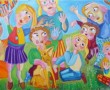 buiten spelen Kunstwerk buiten spelen
