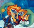 Onder de wolken Kunstwerk Onder de wolken