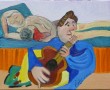aubade voor moeder en kind Kunstwerk aubade voor moeder en kind