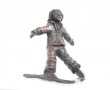 Kleine skier Kunstwerk Kleine skier