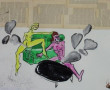 Op de bank Kunstwerk Op de bank