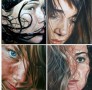 4 vrouwen Kunstwerk 4 vrouwen