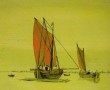 Vrachtboot Kunstwerk Vrachtboot