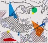 Kunstwerk landkaart voor vlekken