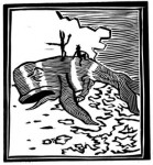 De dood van een walvis en de Galliër ergert zich. De dood van een walvis en de Galliër ergert zich.