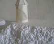 Toren op berg op tafel. Kunstwerk Toren op berg op tafel.