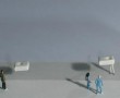Phase 4 (transformation) / model of white elemente for Rotterdam / Baum 4 & 5 Kunstwerk Phase 4 (transformation) / model of white elemente for Rotterdam / Baum 4 & 5