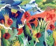 Lente Kunstwerk Lente