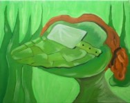 Zelfportret als Lizard Zelfportret als Lizard