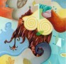 En 10 oogjes en een bril Kunstwerk En 10 oogjes en een bril