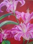 Red lilium Kunstwerk Red lilium