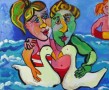 Echte liefde Kunstwerk Echte liefde