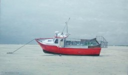 (104) bootje op het strand  (104) bootje op het strand