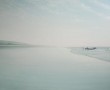(116) bootje op het strand Kunstwerk (116) bootje op het strand