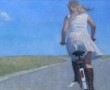 fietser Kunstwerk fietser