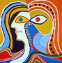 hommage aan Picasso Kunstwerk hommage aan Picasso
