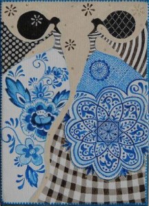 Vrouwen in Delfts Blauw. Vrouwen in Delfts Blauw.