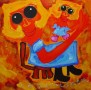 Op schoot Kunstwerk Op schoot