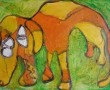hond Kunstwerk hond