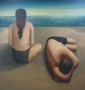 Op het strand Kunstwerk Op het strand