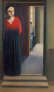 vrouw in deuropening 1 vrouw in deuropening 1