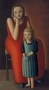 vrouw en kind Kunstwerk vrouw en kind