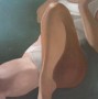 zittend meisje Kunstwerk zittend meisje