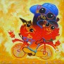 Prettig fietsen Kunstwerk Prettig fietsen