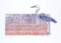 Dag mijn heer de steltloper Dag mijn heer de steltloper