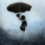 parasol zweven Kunstwerk parasol zweven