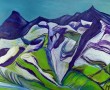 berglandschap nr 5 Kunstwerk berglandschap nr 5