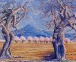 Lentemuziek (menselijk landschap 9) Kunstwerk Lentemuziek (menselijk landschap 9)