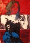 De Franse vrouw Kunstwerk De Franse vrouw