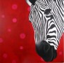 Zebra Kunstwerk Zebra