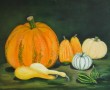 realistisch stilleven: Kalebassen Kunstwerk realistisch stilleven: Kalebassen