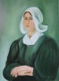 Portretstudie: vrouw in Huizer klederdracht  Kunstwerk Portretstudie: vrouw in Huizer klederdracht