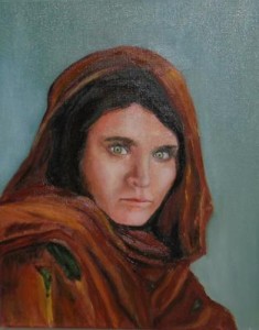 portret: Afghaanse vrouw portret: Afghaanse vrouw