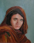portret: Afghaanse vrouw portret: Afghaanse vrouw
