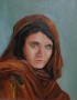 portret: Afghaanse vrouw Kunstwerk portret: Afghaanse vrouw