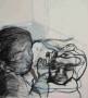 Moeder en kind Kunstwerk Moeder en kind