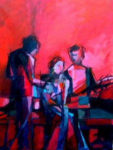 trio in rood trio in rood