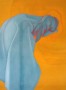 de blauwe jas Kunstwerk de blauwe jas