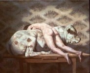 vrouw / stier / tafel vrouw / stier / tafel