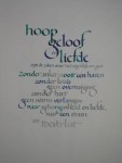 Hoop, geloof en liefde Hoop, geloof en liefde